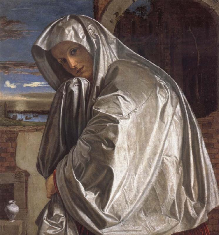 SAVOLDO, Giovanni Girolamo Saint Mary Magdalene Approaching the Sepulchre oil painting picture
